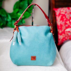 Dooney & Bourke Florentine Twist Strap Hobo Aqua